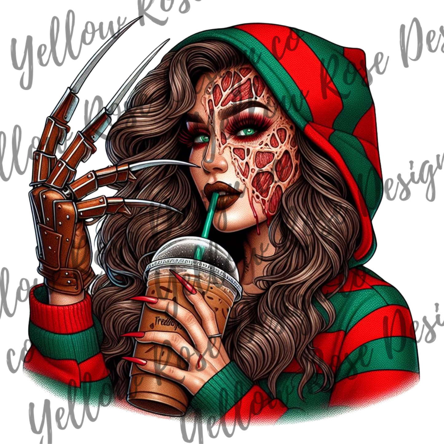 Horror Nightmare Mama Sublimation & Dtf png