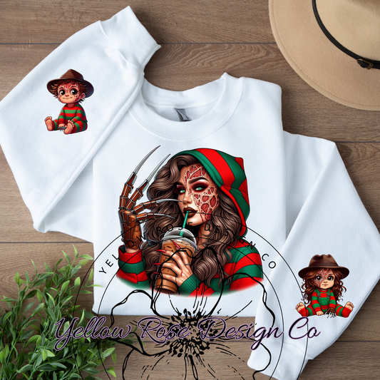 Horror Nightmare Mama Sublimation & Dtf png